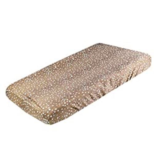 Premium Knit Diaper Changing Pad Cover"Fawn" by Copper Pearl
