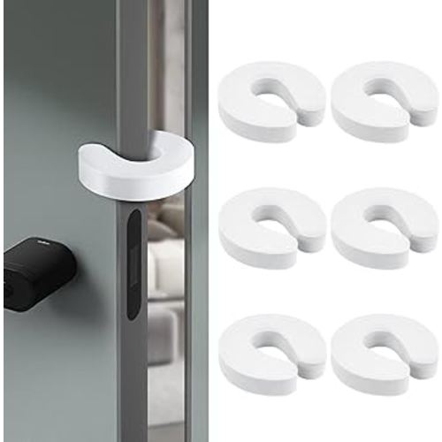 6 Pack Door Finger Pinch Guard, Anti Door Slam Stopper, Cat Toddler Door Stopper, Foam Baby Child Proof Door Stopper, Baby Proofing Doors to Keep Door Open Stop Door from Slamming