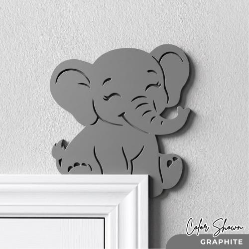 Baby Elephant Door Corner
