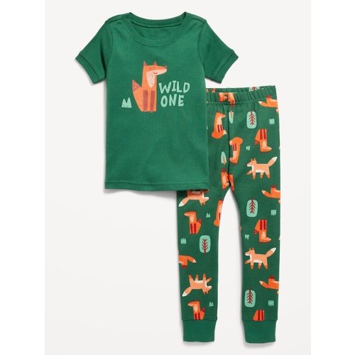 Unisex Snug-Fit Printed Pajama Set