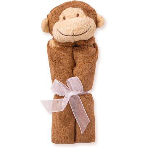 Angel Dear - Brown Monkey, Blankie, 1 Count (Pack of 1)