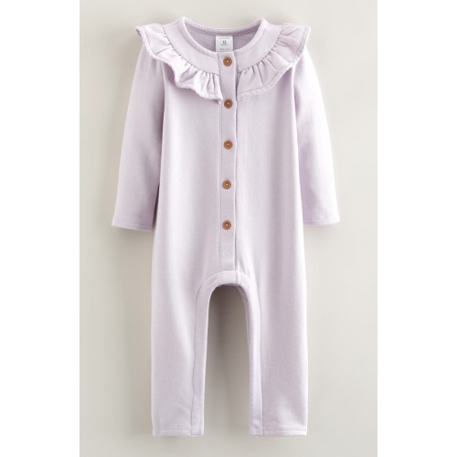 Ruffle Fleece Romper