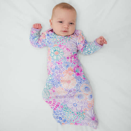 Doodle Blooms Infant Gown – Little Sleepies
