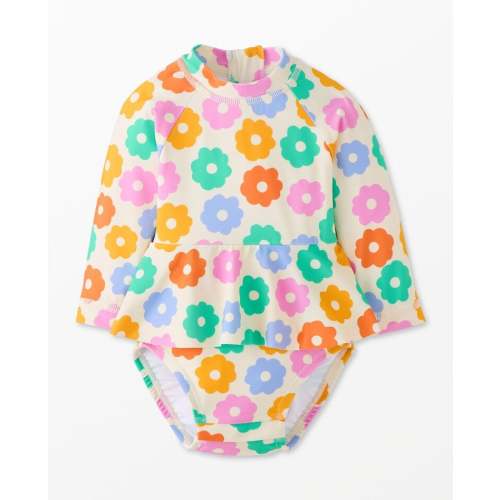 Baby One-Piece Skirted Rashguard Swimsuit | Hanna Andersson