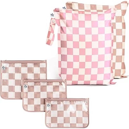 Tiny Twinkle Mess-proof Wet Bags and Travel Bags Bundle