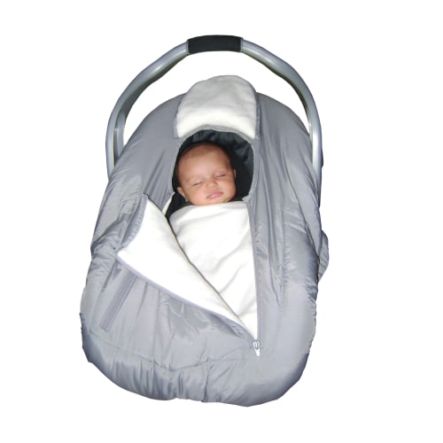 Arctic Sneak-A-Peek Car Seat Cover - Grey