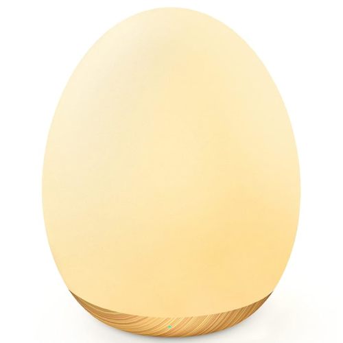 MediAcous Night Lights for Kids Room, Baby Night Light with 7 Colors Changing & Dimming Function, Rechargeable Kids Night Light with 1 Hour Timer & Touch Control, Up to 100H, Wood Grain