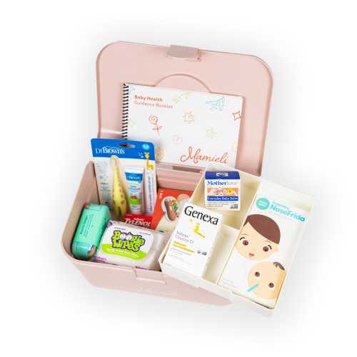 Baby Medicine Box with Newborn First Aid Essentials, Best Gift Idea New Mom Essentials, Newborn Healthcare Kit Infant First Aid Must Haves