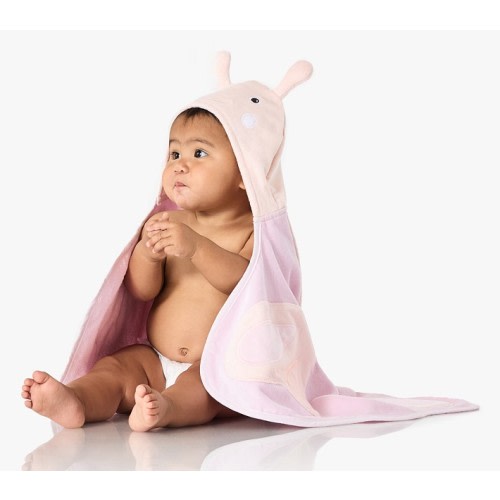 Butterfly Critter Baby Hooded Towel