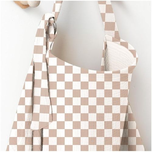 Muslin Nursing Covers for Breastfeeding, Privacy Breast Feeding Cover with Arch Neckline for Mom and Baby, Breathable 100% Cotton Nursing Apron Multi-use Stroller Cover