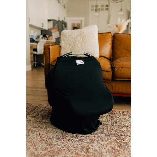 Nursing + Car Seat Cover, Black