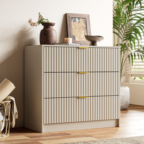 Ebern Designs 3 - Drawer Dresser, 31.5" W & Reviews | Wayfair