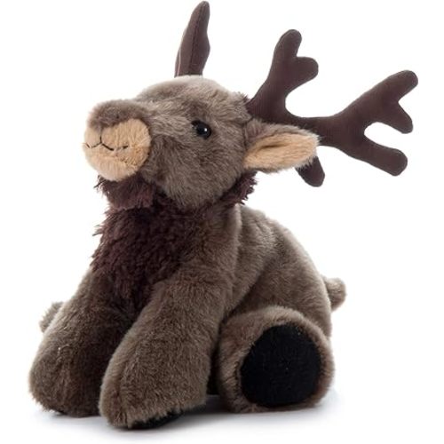 The Petting Zoo Elk Stuffed Animal Plushie, Gifts for Kids, Wild Onez Zoo Animals, Elk Plush Toy 9 Inches