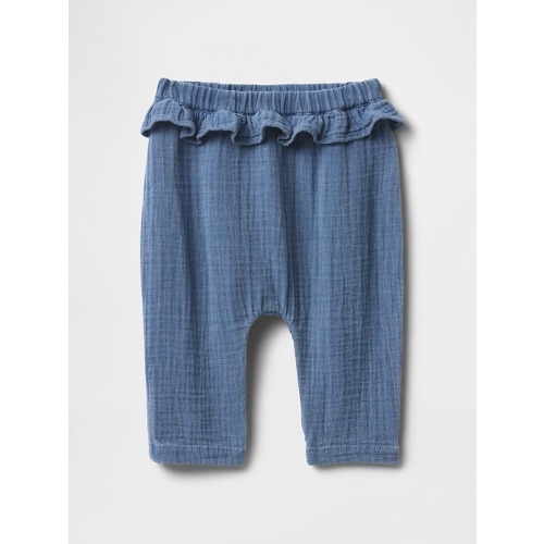 Baby Crinkle Gauze Ruffle Pants