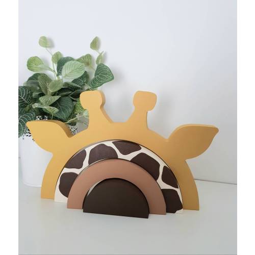 Giraffe stacking toy