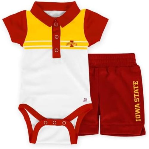 Authentic Brand Camden Set - Iowa State Infant Polo & Shorts