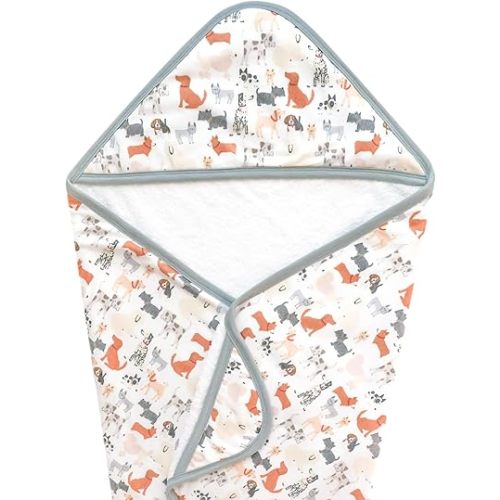 Copper Pearl Hooded Bath Towels Premium Knit/Terry Cloth Baby Towels with Hood, Pockets, and Cool Designs - Great to Gift and Make Bath Time Fun - Baby Bath Towel, Rufus