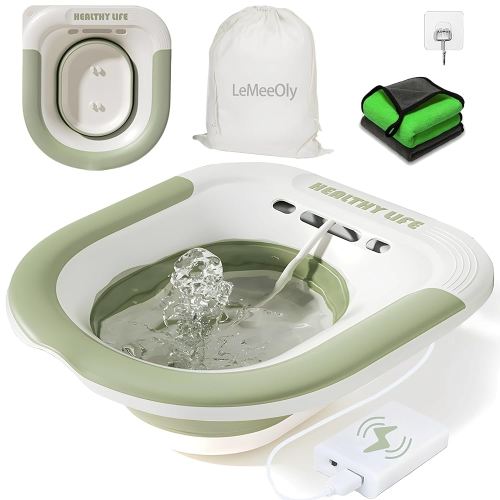 Sitz Bath for Postpartum Care (Green)