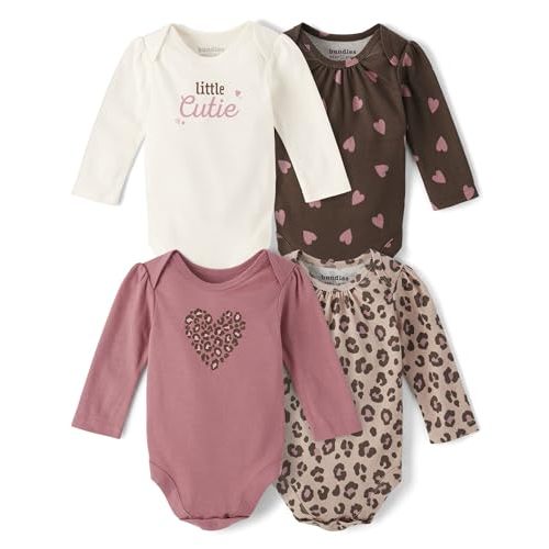 The Children's Place,Unisex Baby,and Newborn Everyday Long Sleeve Bodysuits