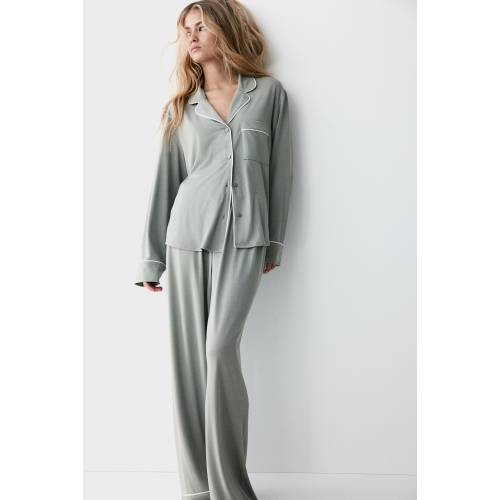 VISCOSE-BLEND PAJAMAS