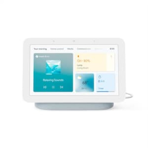 Nest Hub 2nd Gen - Smart Home Speaker and 7 in. Display with Google Assistant - Mist