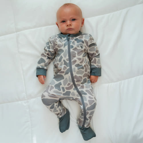 Baby Zip Up - Classic Deer Camo – BURLEBO