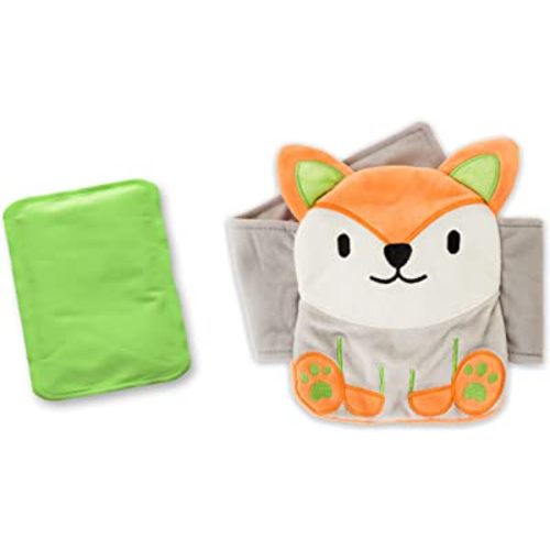 Baby Colic, Gas and Upset Stomach Relief, Baby Heated Tummy Wrap for Newborns - Belly Hugger - Infant Swaddling Belly Belt, Heating Pad with Soothing Warmth for Fussy Infants (Fox)