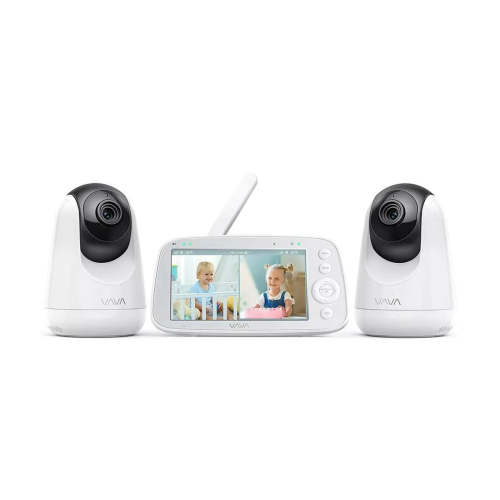 VaVa Split View 5" 720P Video Baby Monitor with 2 Cameras
