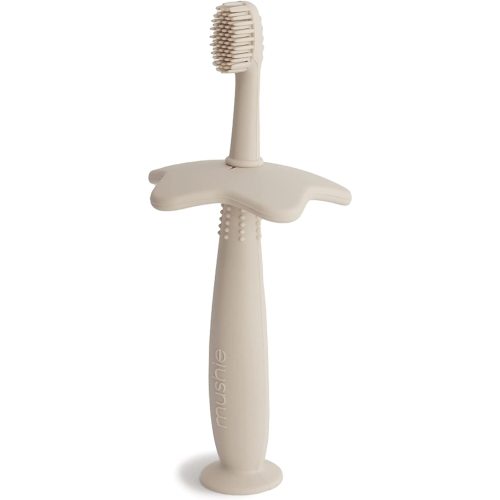 mushie Star Toddler Training Toothbrush (Shifting Sand)