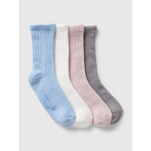 Baby & Toddler Crew Socks (4-Pack)