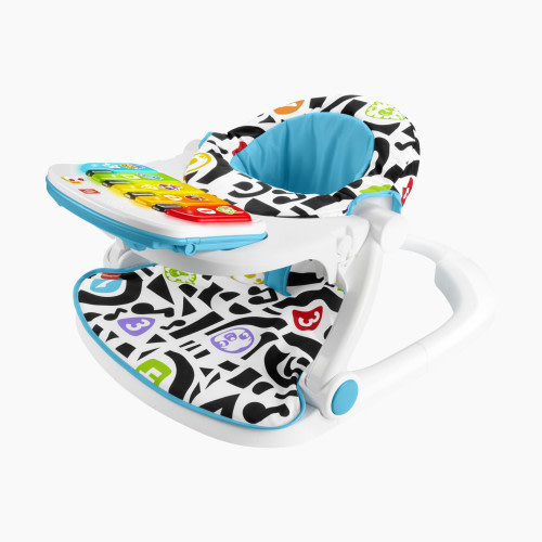 Fisher-Price Kick & Play Deluxe Sit-Me-Up Seat - Black & White