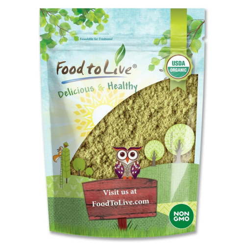 Organic Fennel Seed Powder, 6 Ounces – Pure & Non-GMO, Rich in Vitamins & Fiber, Kosher