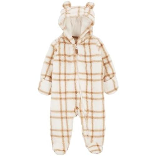 Carter's 0-9 Months Hooded Sherpa Bunting Pram