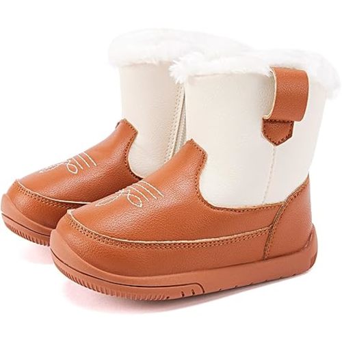 BMCiTYBM Baby Girls Boys Boots High Top First Walking Shoes