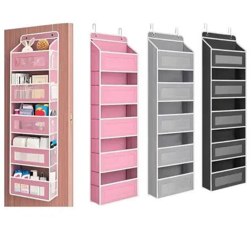5-Tier Over-The-Door Organizer with 10 Large Pockets Anti-Tilt - TikTok Shop