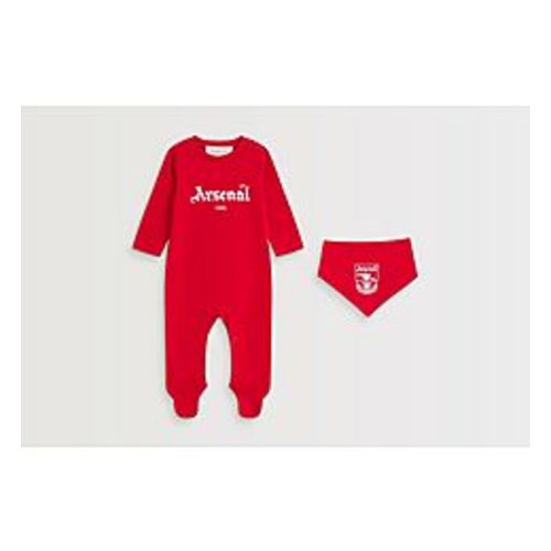 Arsenal Baby Red Concordia 2pc Sleepsuit Set