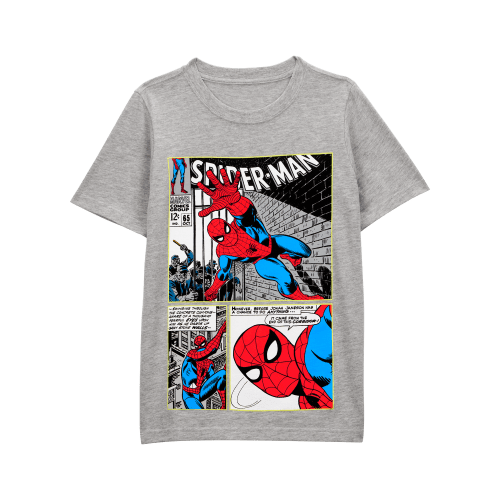 Boys Marvel™ Spider-Man Short-Sleeve Graphic Tee - Grey - Carter's | Carter's