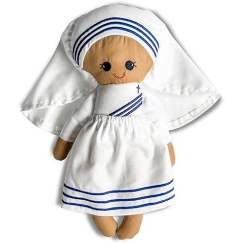 Mother Teresa Plush Catholic Saint Doll - Toddlers and Preschoolers Stuffed Plush Doll Toy - Baptism Gifts for Home Christmas Decoration & Catholic Boys and Girls