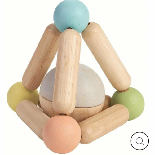 Plan Toys Triangle Clutching Toy - Pastel – The Natural Baby Company