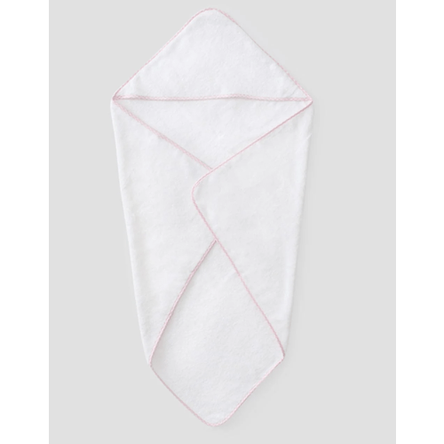 Baby Hooded Towel - Pink Gingham