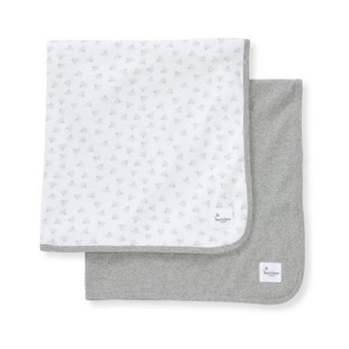 Burt's Bees Baby® Blankets - Heather Gray - 2pk