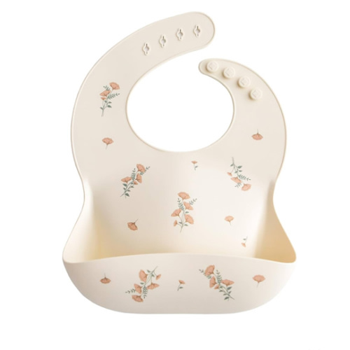 Mushie Silicone Baby Bib