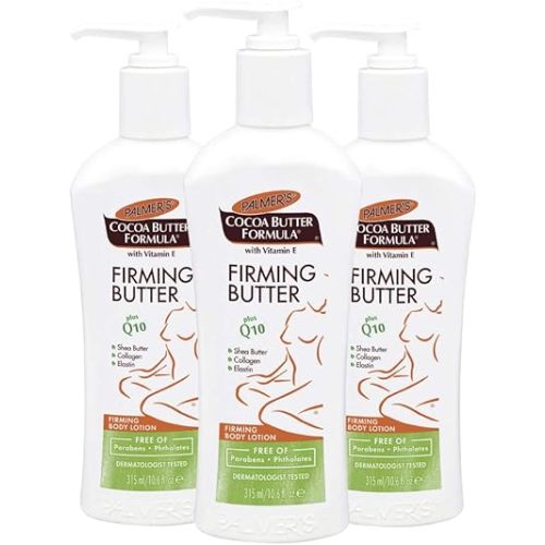 Palmer's Cocoa Butter Formula with Vitamin E + Q10 Firming Butter Body Lotion, 10.6 Ounces, (Pack of 3)