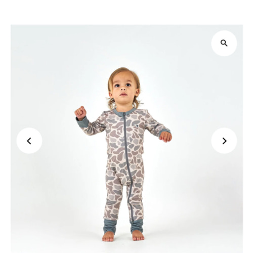 Baby Zip Up - Classic Deer Camo – BURLEBO