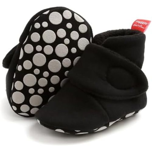 Ohwawadi Infant Baby Slippers Girls Boys Booties Warm Baby Socks Shoes Newborn Crib Shoes Baby Footwear Prewalkers