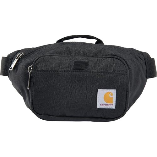 Carhartt Adjustable Waist, Durable, Water Resistant Hip Pack, Black, One Size