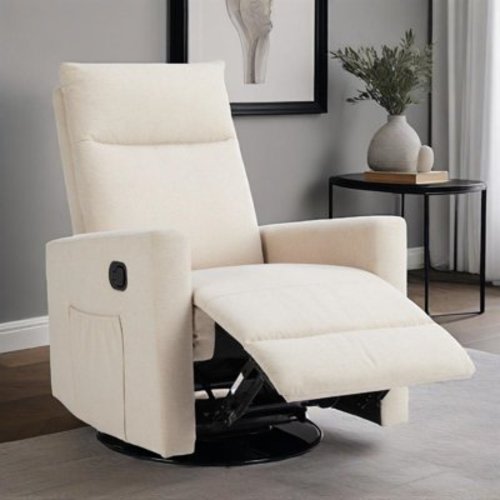 Gianna Swivel Recliner Chair, Living Room Glider Rocker Recliners, Nursery Massage Rocking Chairs