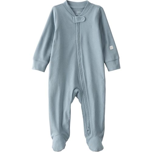 little planet by carter's unisex-baby Sleep and Play made with Organic Cotton, Light Blue, 6M