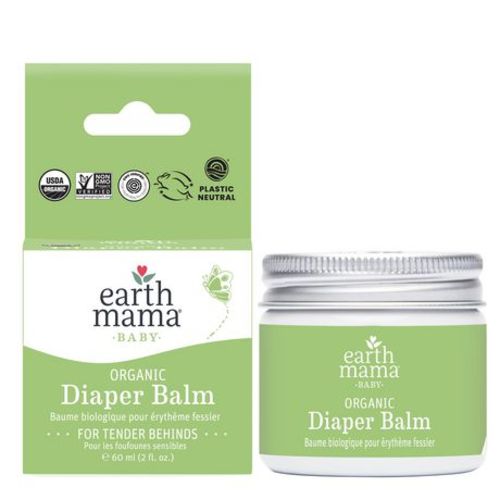 Earth Mama Zinc-free Organic Diaper Balm, Gentle herbal diaper cream