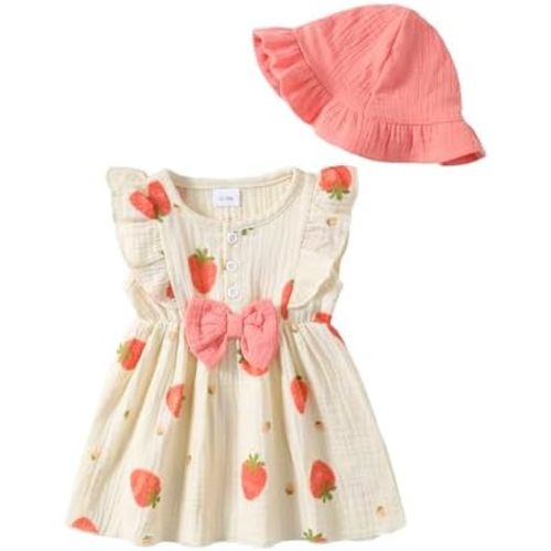 Newborn Baby Girl Clothes Cotton Linen Dresses Infant Casual Sundress Playwear Summer Toddler Girl White Dress